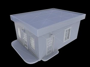 gas station store 3D Model