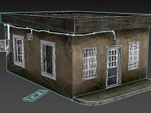 gas station store 3D Model