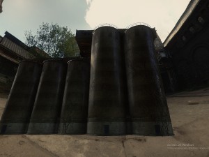 grain silos Modelo 3D