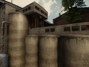 grain silos Modelo 3D