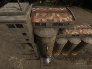grain silos 3D Model