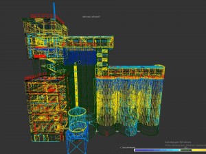 grain silos Modelo 3D