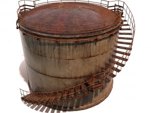 oil storage tank 3D Model