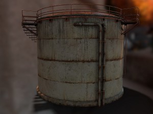 oil storage tank 3D Модель