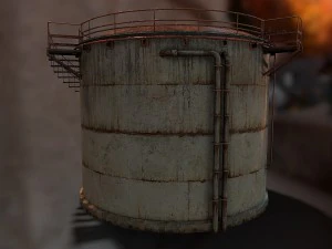 oil storage tank 3D Model