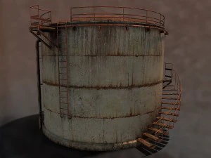 oil storage tank 3D Model