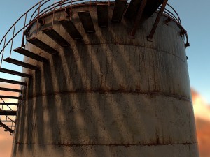 oil storage tank 3D Модель