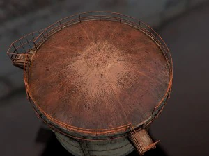 oil storage tank 3D Model