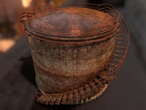 oil storage tank 3D Model