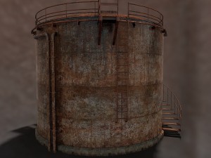 oil storage tank 3D Модель
