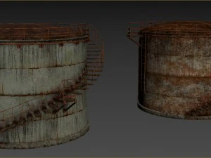 oil storage tank 3D Model
