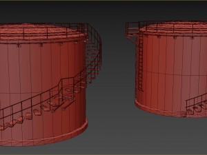 oil storage tank 3D Модель