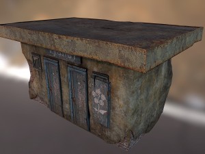 shed brick toilet 3D Модель