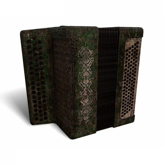 button accordion 3D Model .c4d .max .obj .3ds .fbx .stl .blend 