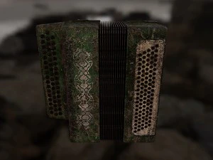 button accordion 3D Model