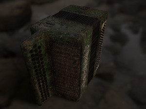 button accordion 3D Model