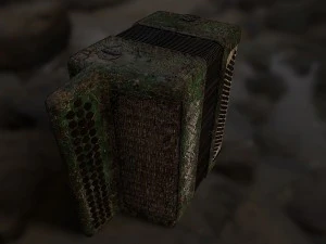 button accordion 3D Model