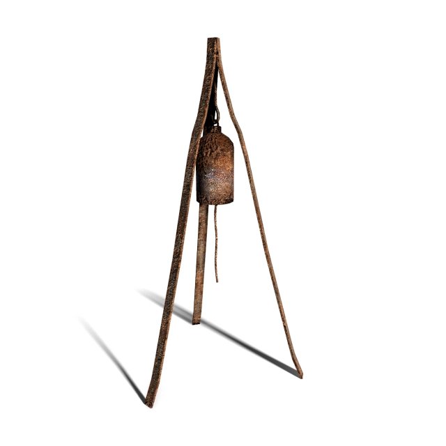 bell 3D 모델 .c4d .max .obj .3ds .fbx .stl .blend 
