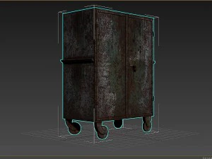 cabinet stainless 3D Model