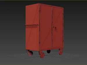 cabinet stainless 3D Model