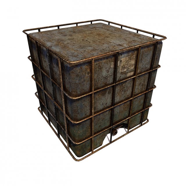 water storage tank 3D 模型 .c4d .max .obj .3ds .fbx .stl .blend 