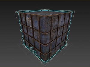 water storage tank 3D 模型