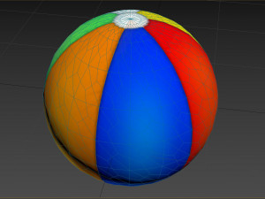 beach ball 01 3D मॉडल