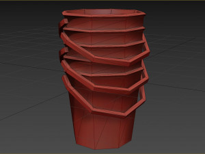 bucket and spade 01 Model 3D
