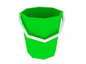 bucket and spade 05 3D Model