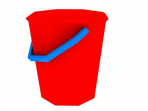 bucket and spade 07 3D Model