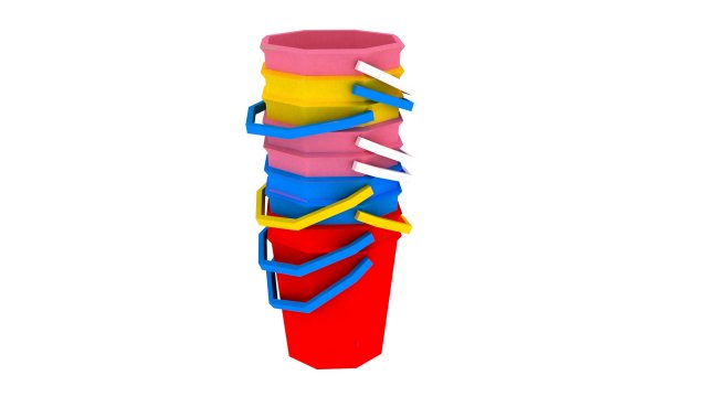 bucket and spade 08 Modelo 3D .c4d .max .obj .3ds .fbx .stl .blend 
