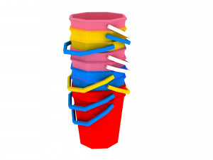 bucket and spade 08 3D Model