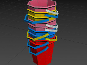 bucket and spade 08 Modelo 3D