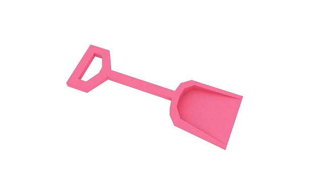 bucket and spade 09 3D 모델 .c4d .max .obj .3ds .fbx .stl .blend 