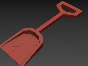 bucket and spade 09 3D 모델