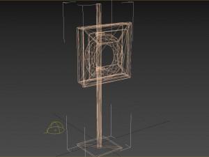 ring buoy cabinet 01 Model 3D