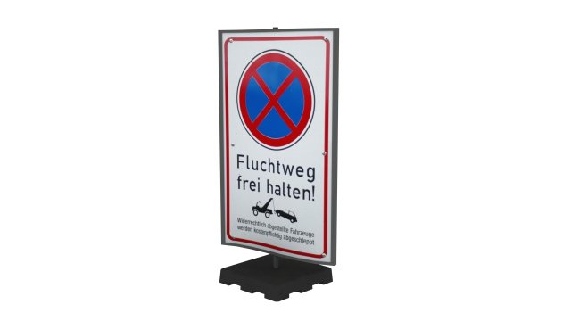 street sign 01 3D-Modell .c4d .max .obj .3ds .fbx .stl .blend 