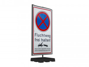 street sign 01 3D-Modell