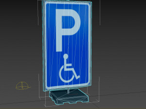 street sign 02 Modèle 3D
