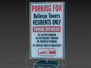 street sign 05 3D Model