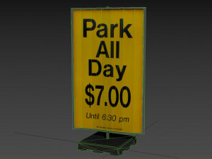street sign 06 3D Model