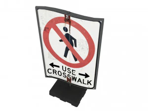 placa de rua 07 Modelo 3D