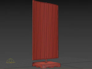 placa de rua 07 Modelo 3D