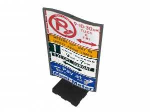 street sign 08 3D Model
