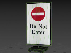 street sign 10 3D Model