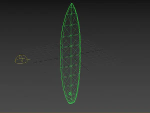 surfboard 02 3D Model