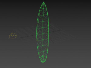 surfboard 03 3D Model