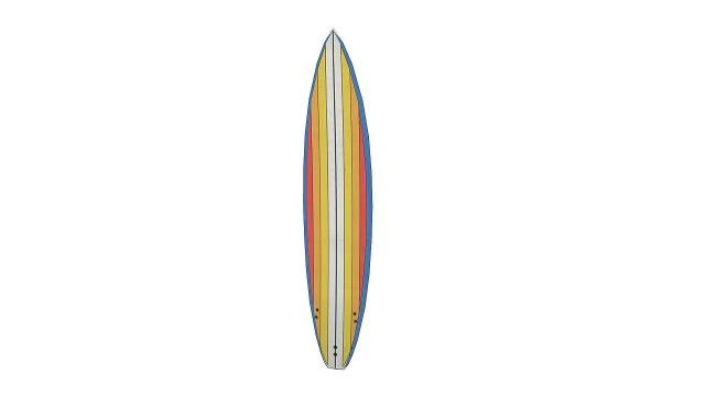 surfboard 04 3D Model .c4d .max .obj .3ds .fbx .stl .blend 