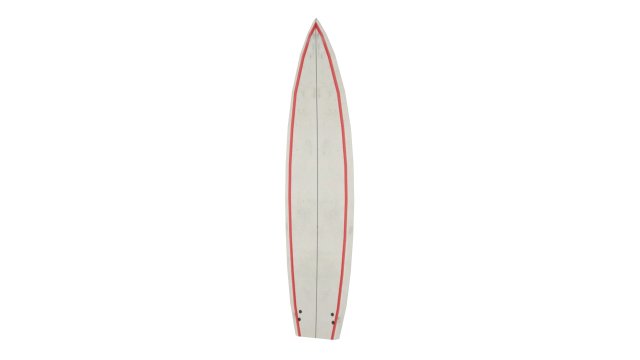 surfboard 16 3D Model .c4d .max .obj .3ds .fbx .stl .blend 