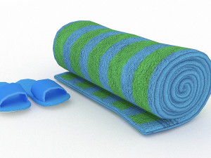towel 02 Model 3D